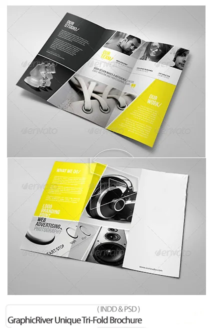 GraphicRiver Unique Tri-Fold Brochure