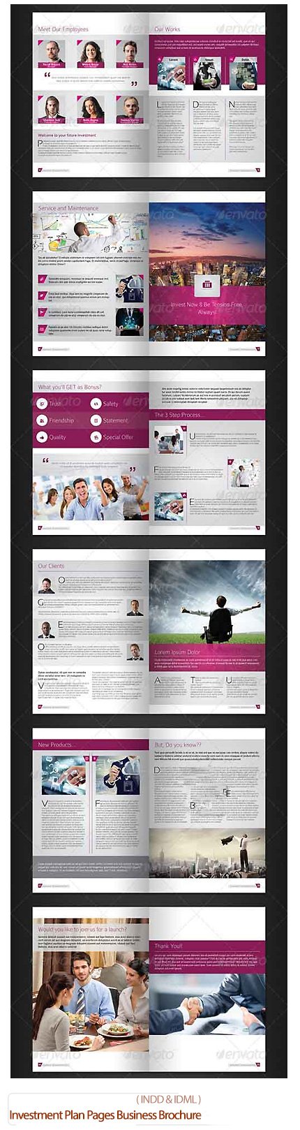 Investment Plan 16 Pages Business Brochure