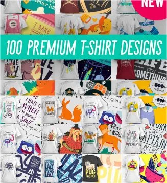 100 premium t-shirt designs