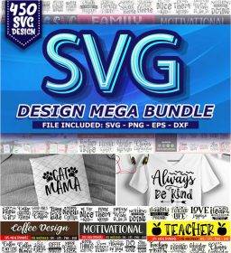 450 SVG Design Mega Bundle