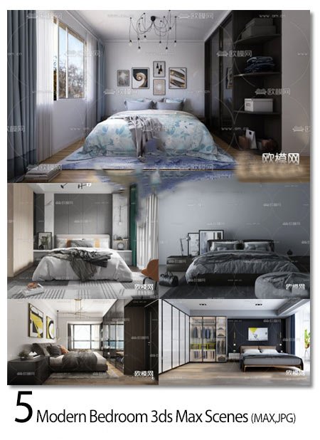 5 bedrooms scenes
