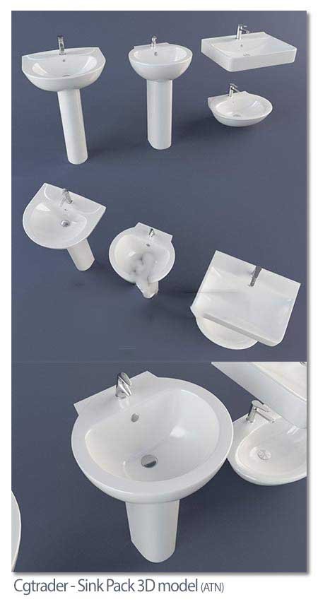Cgtrader Sink Pack 3D model