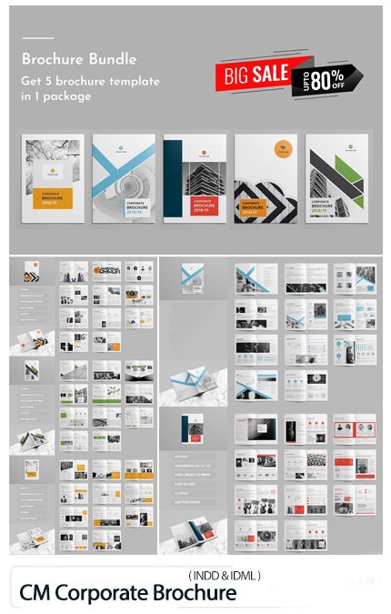 CreativeMarket Corporate Brochure Bundle