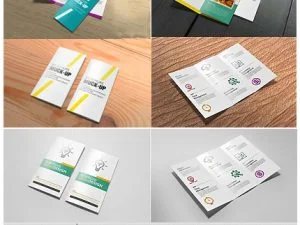 CreativeMarket Trifold Brochure Mockup