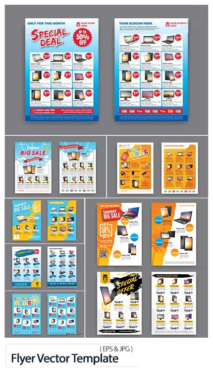 Flyer Vector Template For Sale Promotion