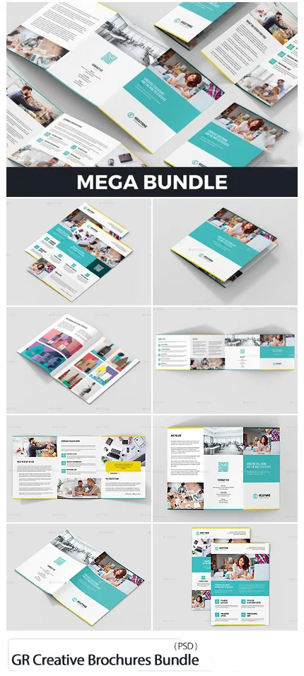 GraphicRiver Creative Agency Brochures Bundle Print Templates 10 In 1