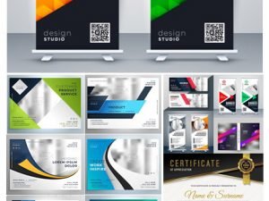 Modern Business Brochures And Flyer Roll Template