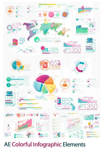 MotionElements Colorful Corporate Infographic Elements