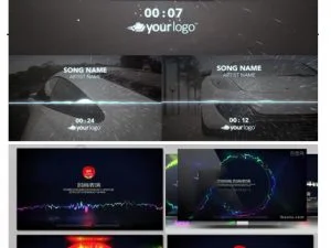 Music And Audio Visualizer AE Template