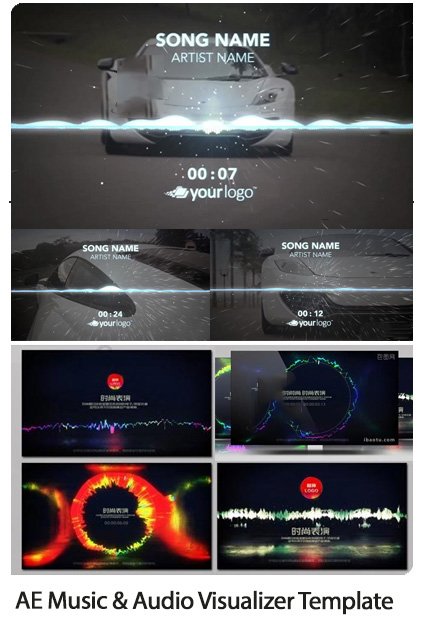 Music And Audio Visualizer AE Template