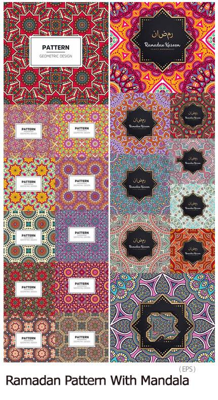 Ramadan Kareem Pattern With Mandala Background