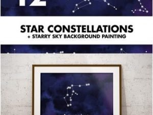 Star Constellations Vector Set