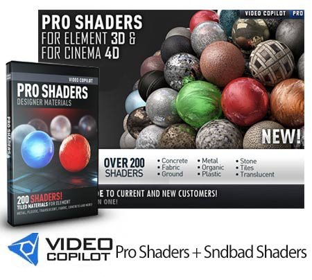 Video Copilot Pro Shaders + Sndbad Shaders