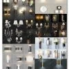 Wall Light Collection 3d Models
