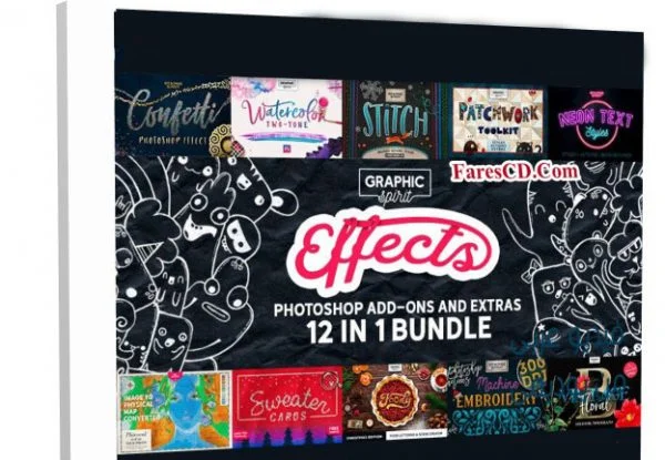 12 In 1 Photoshop Add Ons Bundle