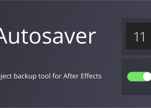 aw-Autosaver v2.1.1 Scripts For After Effects
